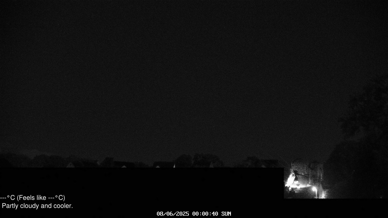 time-lapse frame, Wembury, Devon. Knighton Hill Cam webcam