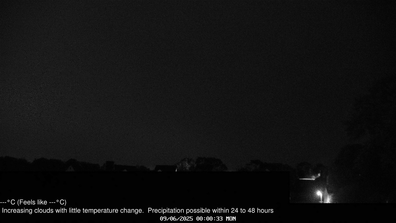 time-lapse frame, Wembury, Devon. Knighton Hill Cam webcam