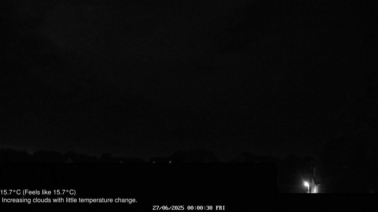 time-lapse frame, Wembury, Devon. Knighton Hill Cam webcam