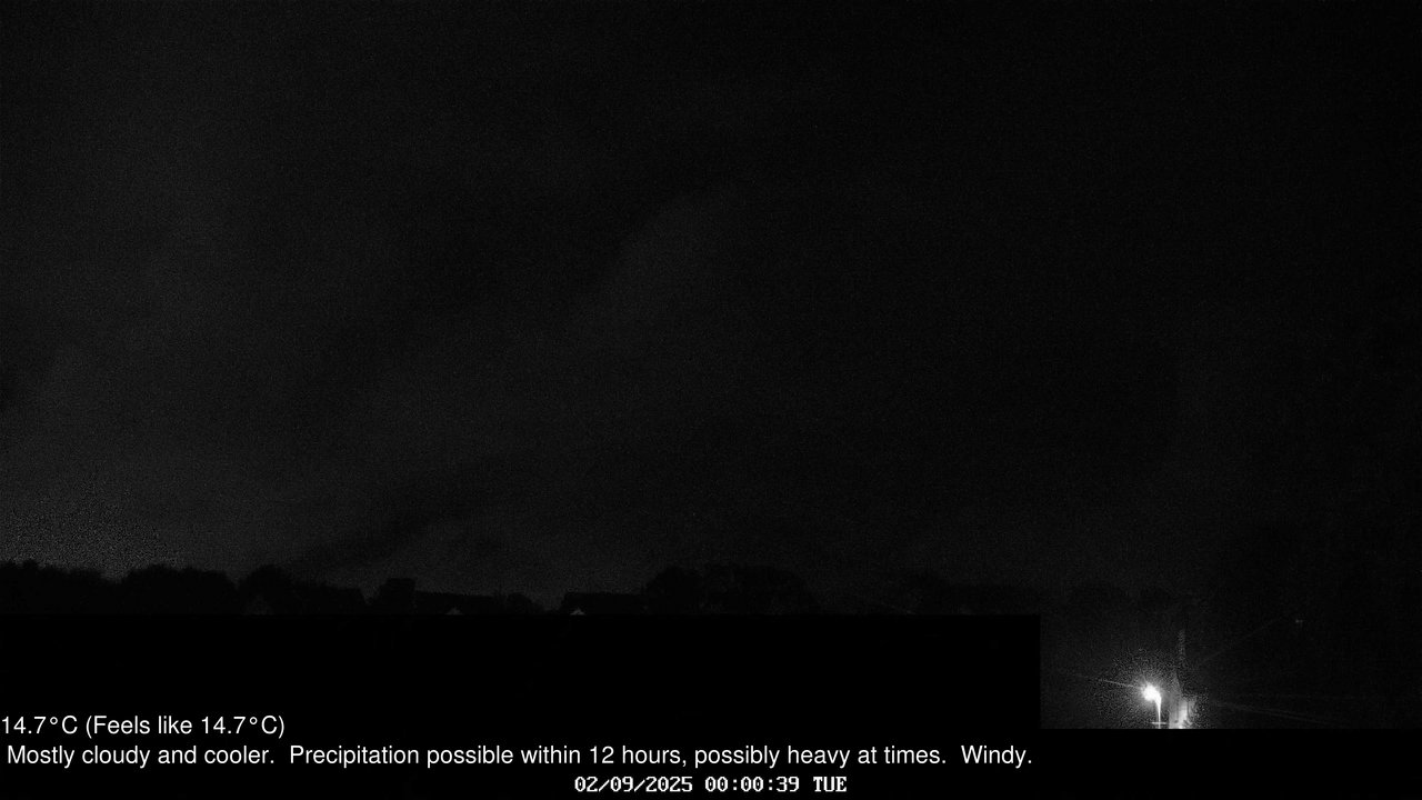 time-lapse frame, Wembury, Devon. Knighton Hill Cam webcam