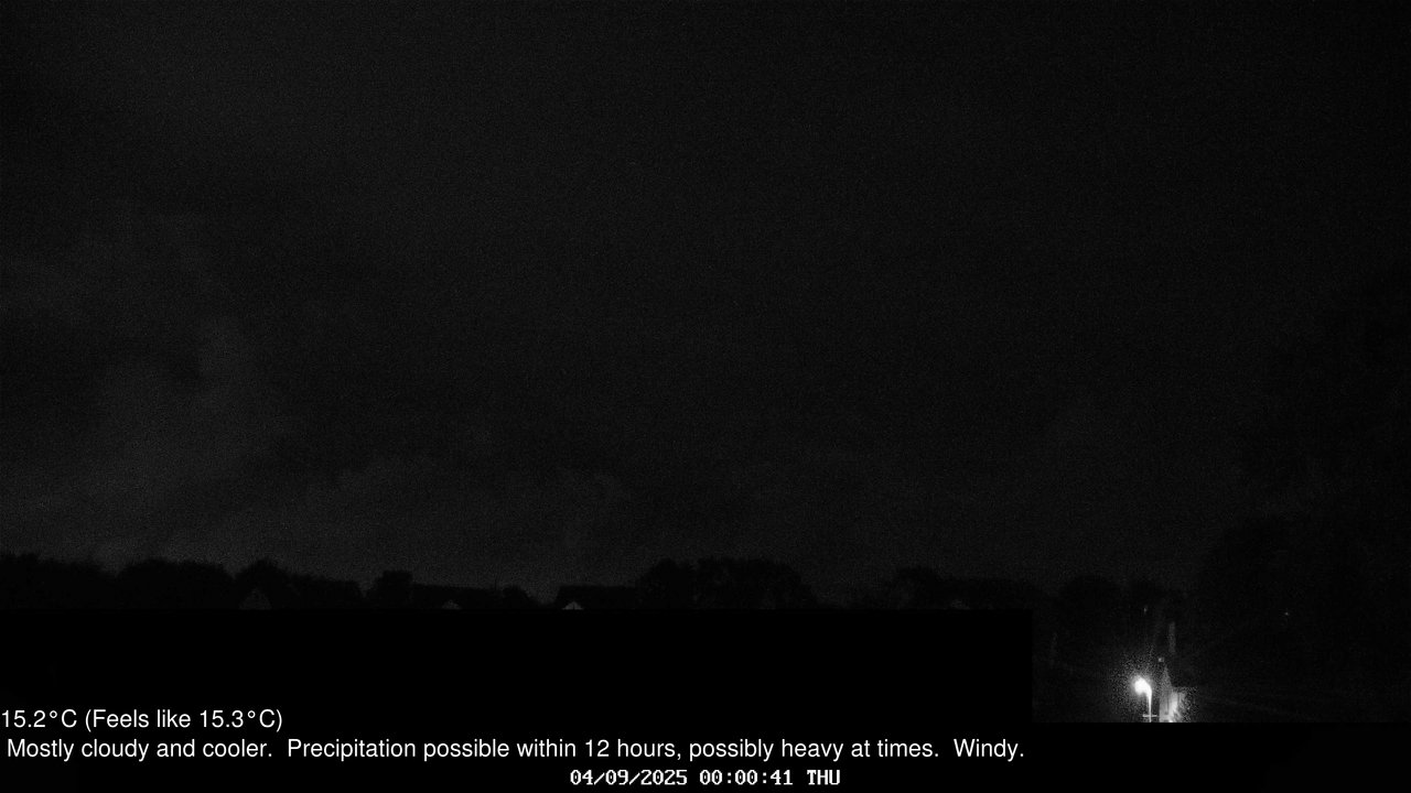 time-lapse frame, Wembury, Devon. Knighton Hill Cam webcam