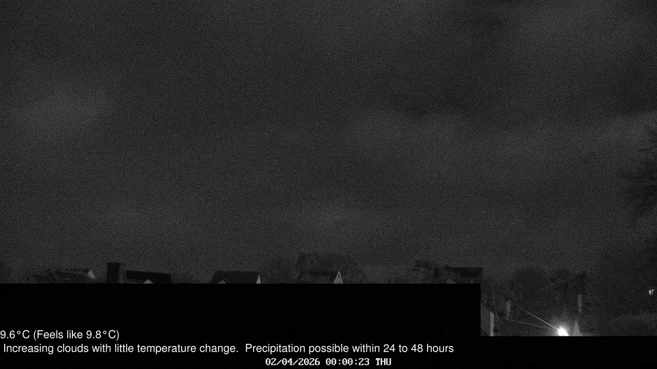 time-lapse frame, Wembury, Devon. Knighton Hill Cam webcam