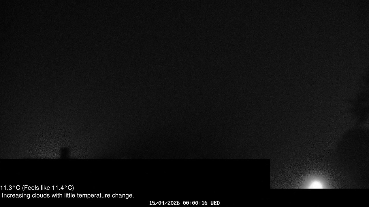 time-lapse frame, Wembury, Devon. Knighton Hill Cam webcam