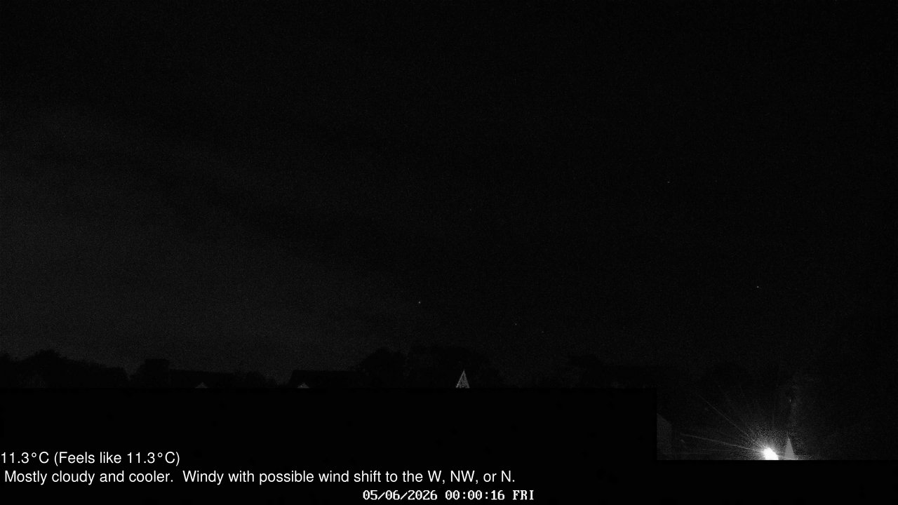 time-lapse frame, Wembury, Devon. Knighton Hill Cam webcam