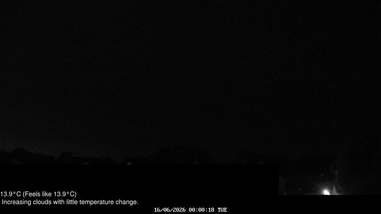 time-lapse frame, Wembury, Devon. Knighton Hill Cam webcam