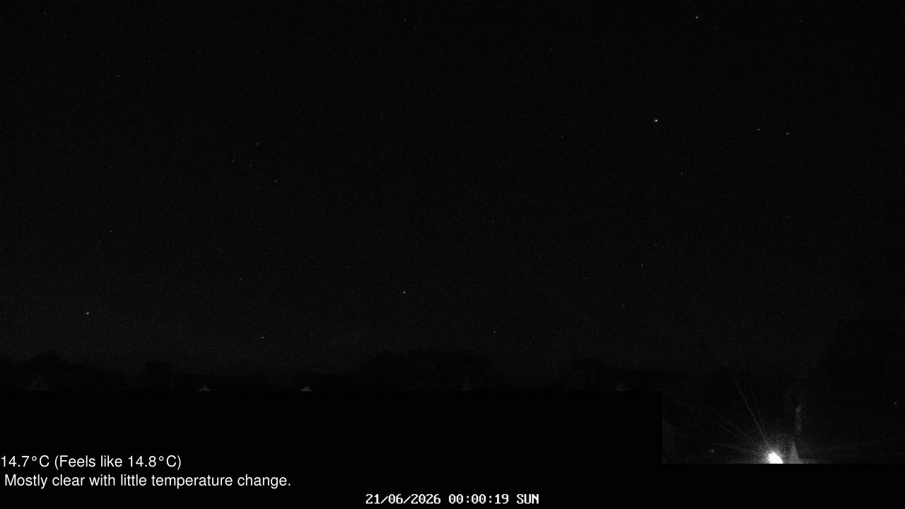 time-lapse frame, Wembury, Devon. Knighton Hill Cam webcam