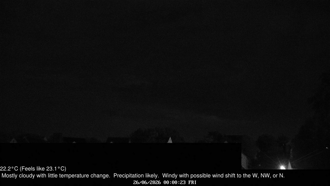 time-lapse frame, Wembury, Devon. Knighton Hill Cam webcam