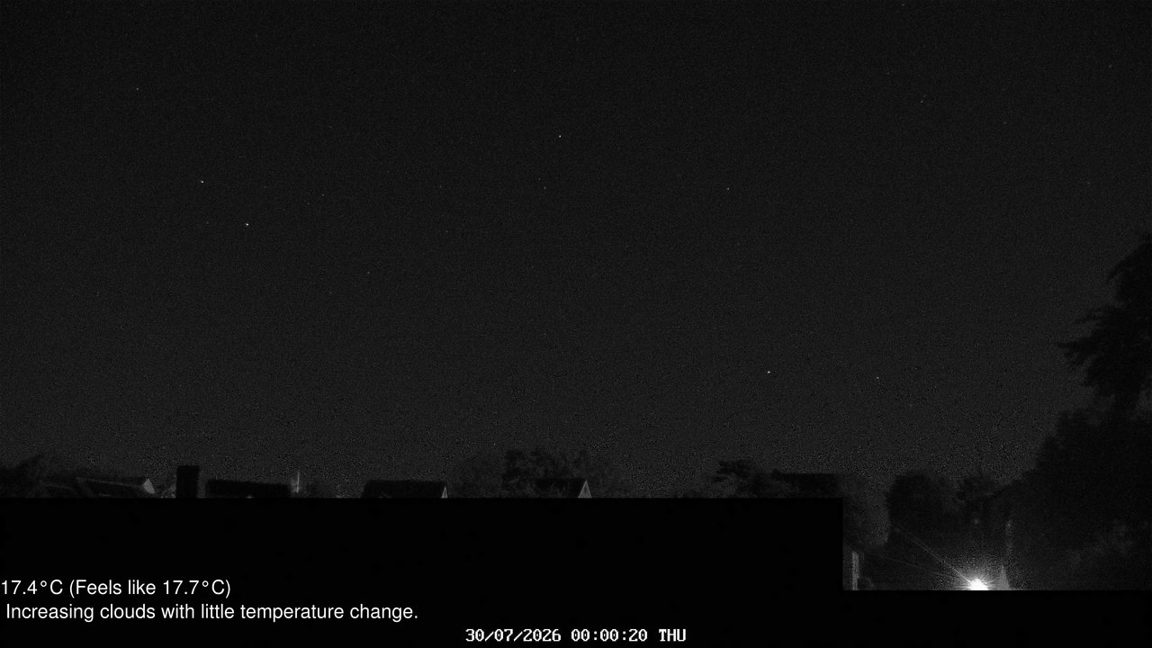 time-lapse frame, Wembury, Devon. Knighton Hill Cam webcam