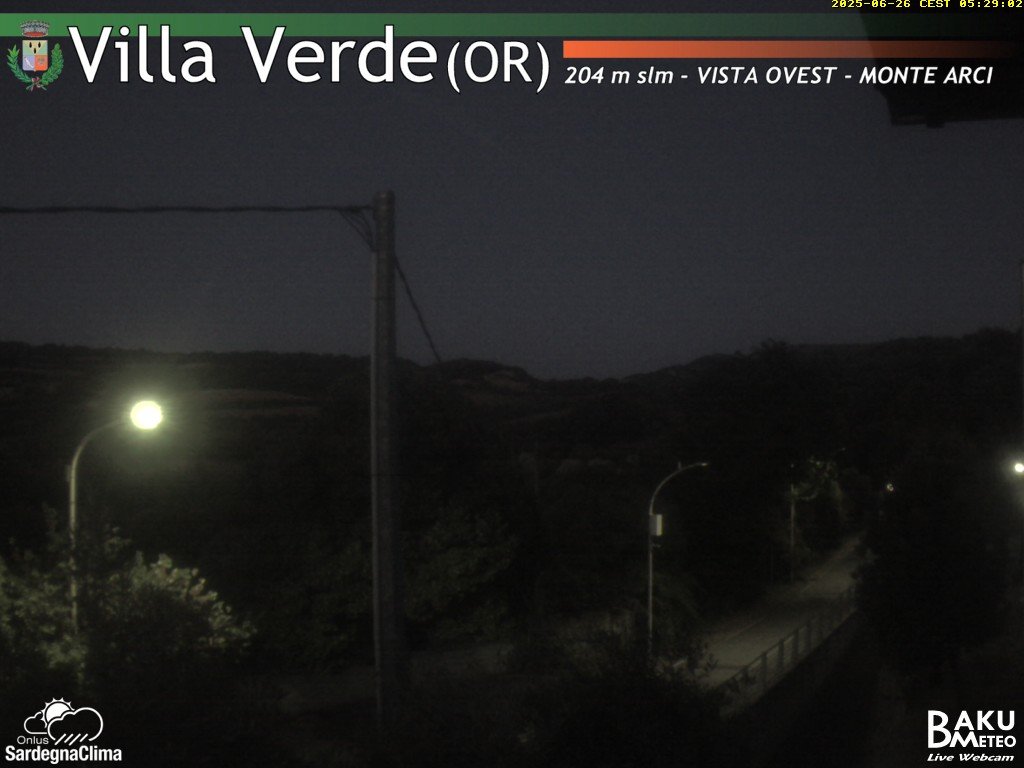 time-lapse frame, Baini Ovest webcam
