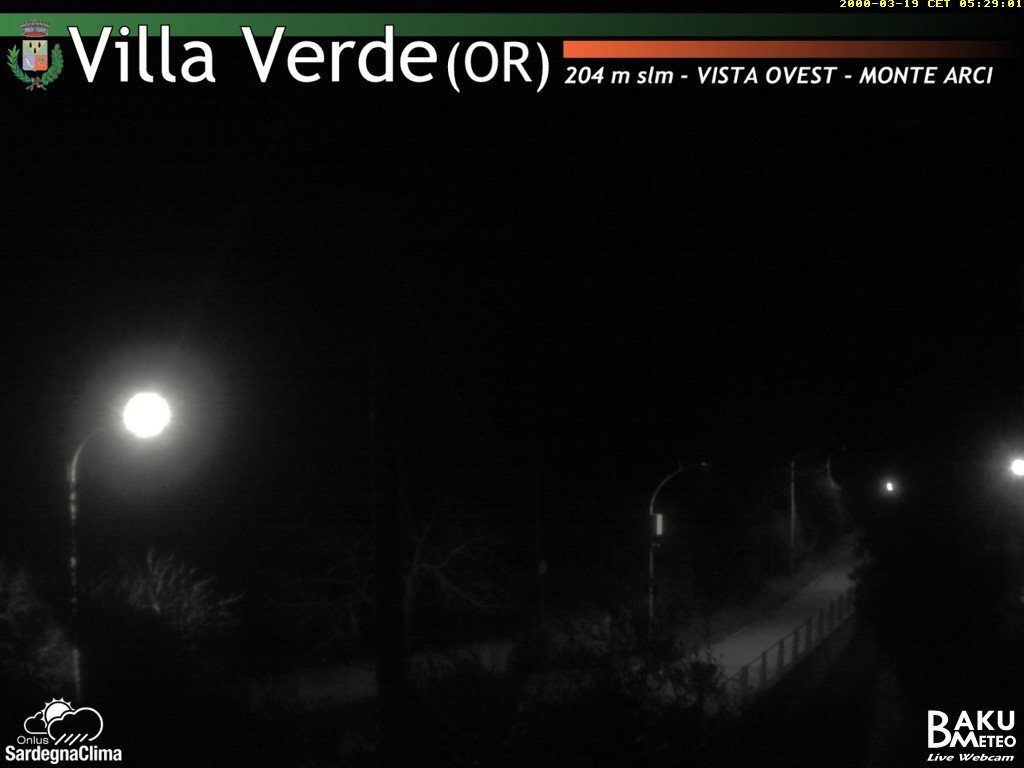 time-lapse frame, Baini Ovest webcam