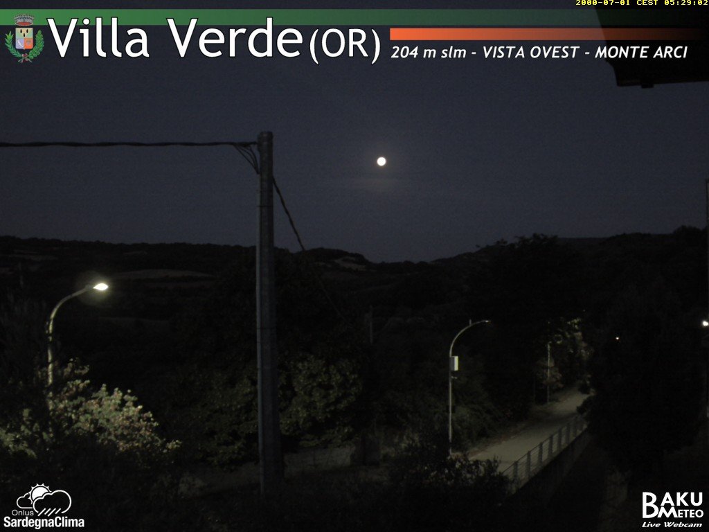 time-lapse frame, Baini Ovest webcam