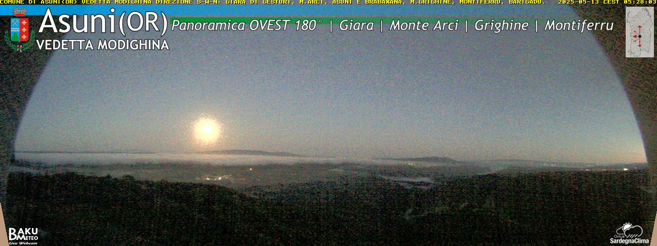 time-lapse frame, Asuni Ovest webcam