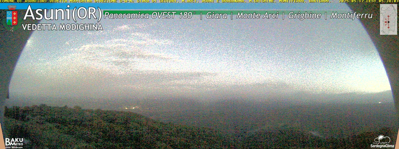 time-lapse frame, Asuni Ovest webcam