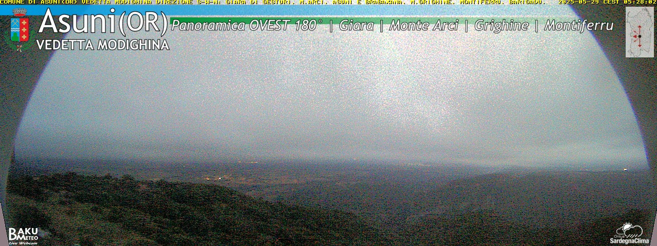 time-lapse frame, Asuni Ovest webcam