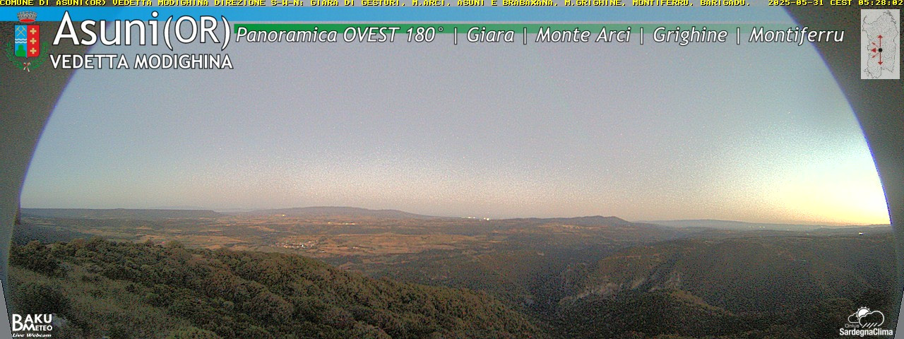time-lapse frame, Asuni Ovest webcam