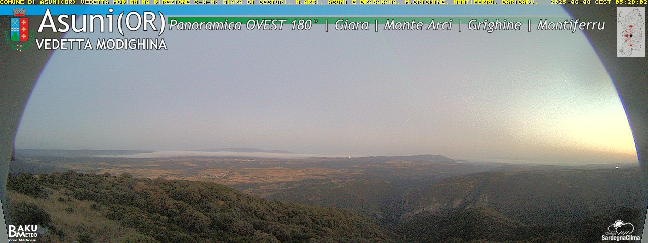 time-lapse frame, Asuni Ovest webcam