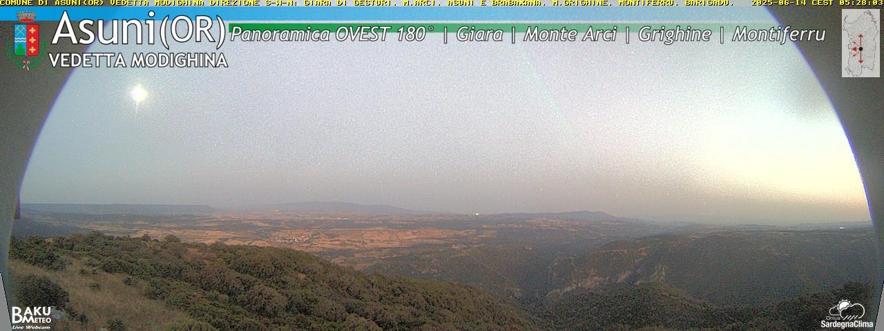 time-lapse frame, Asuni Ovest webcam