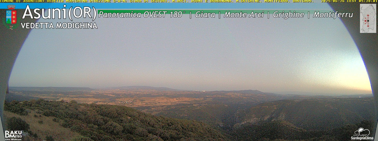 time-lapse frame, Asuni Ovest webcam