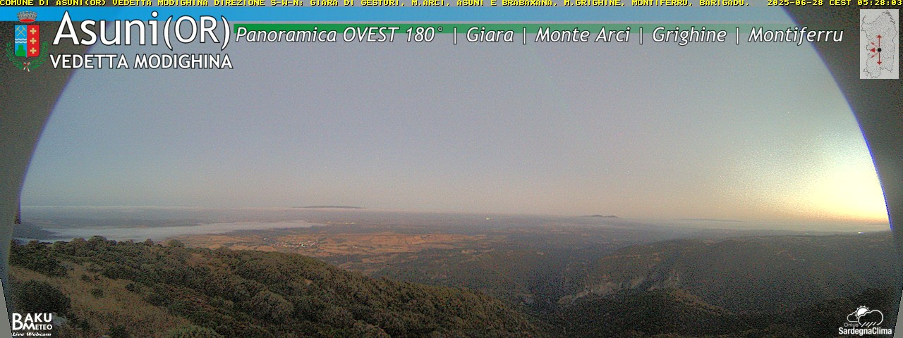time-lapse frame, Asuni Ovest webcam
