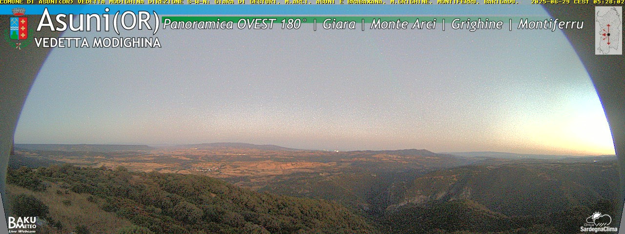 time-lapse frame, Asuni Ovest webcam