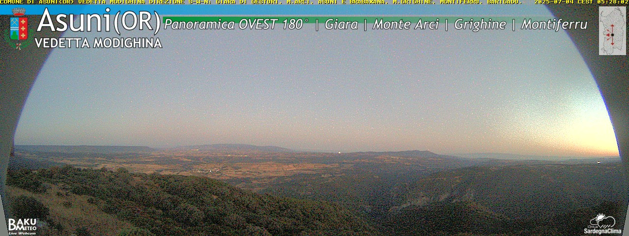 time-lapse frame, Asuni Ovest webcam