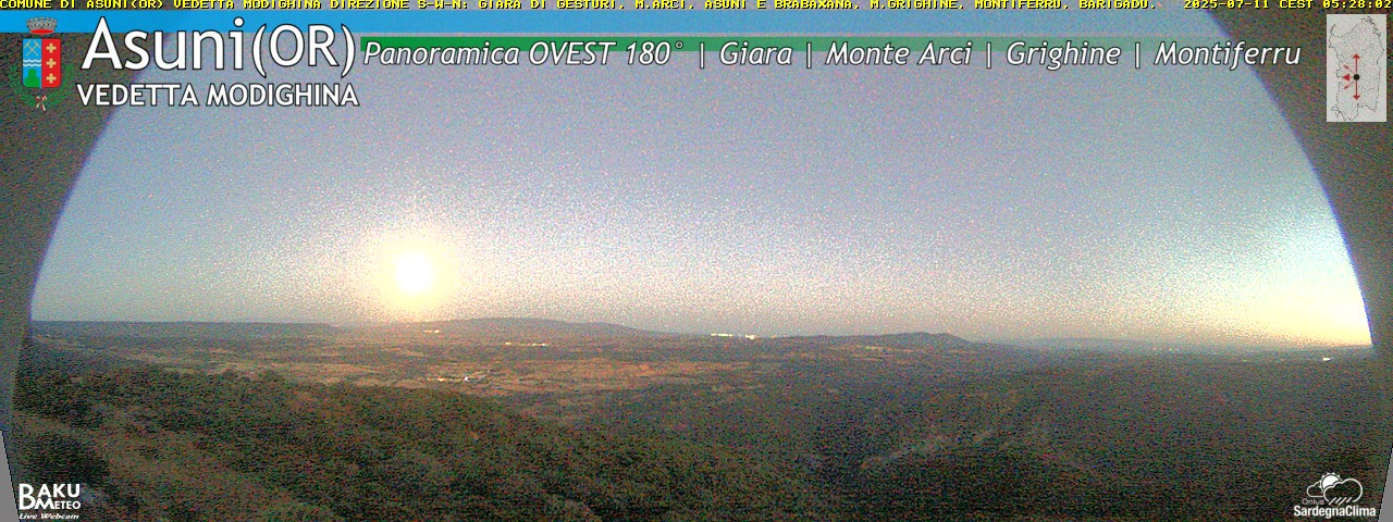 time-lapse frame, Asuni Ovest webcam