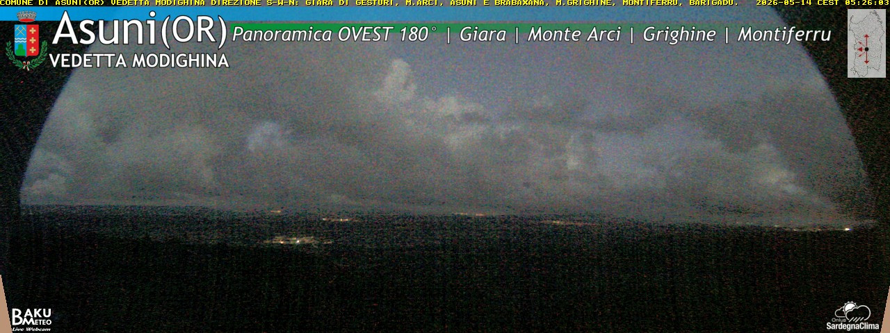 time-lapse frame, Asuni Ovest webcam
