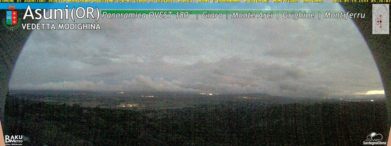 time-lapse frame, Asuni Ovest webcam
