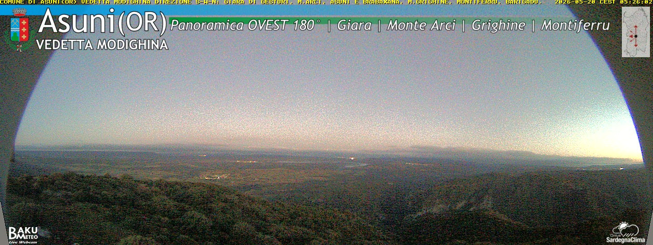 time-lapse frame, Asuni Ovest webcam