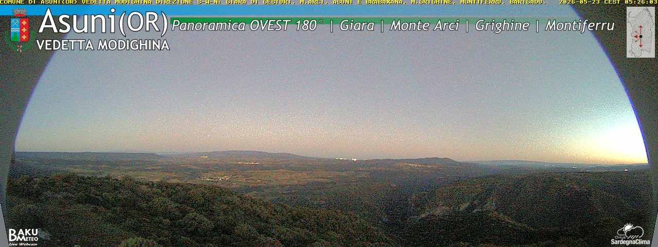time-lapse frame, Asuni Ovest webcam