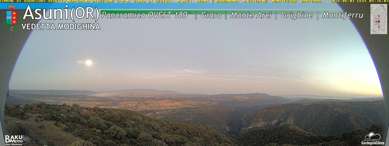 time-lapse frame, Asuni Ovest webcam