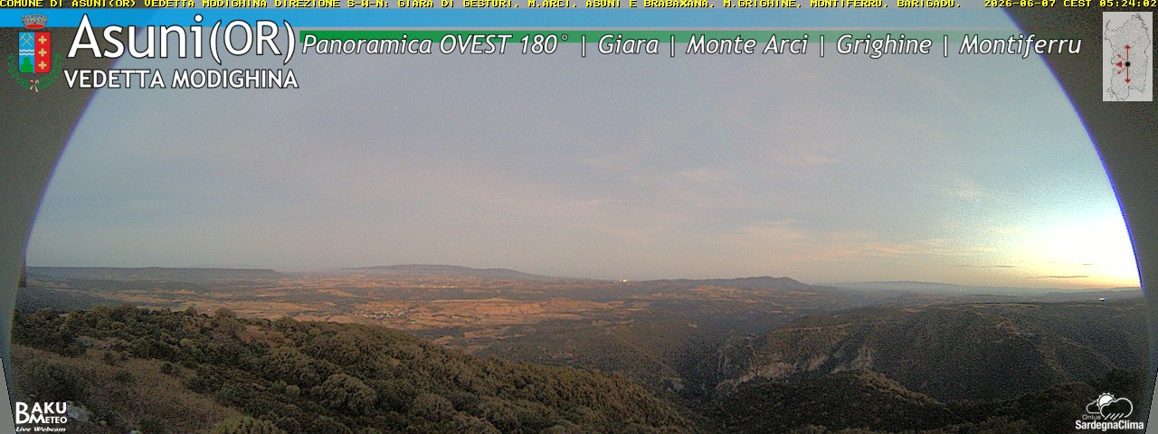 time-lapse frame, Asuni Ovest webcam