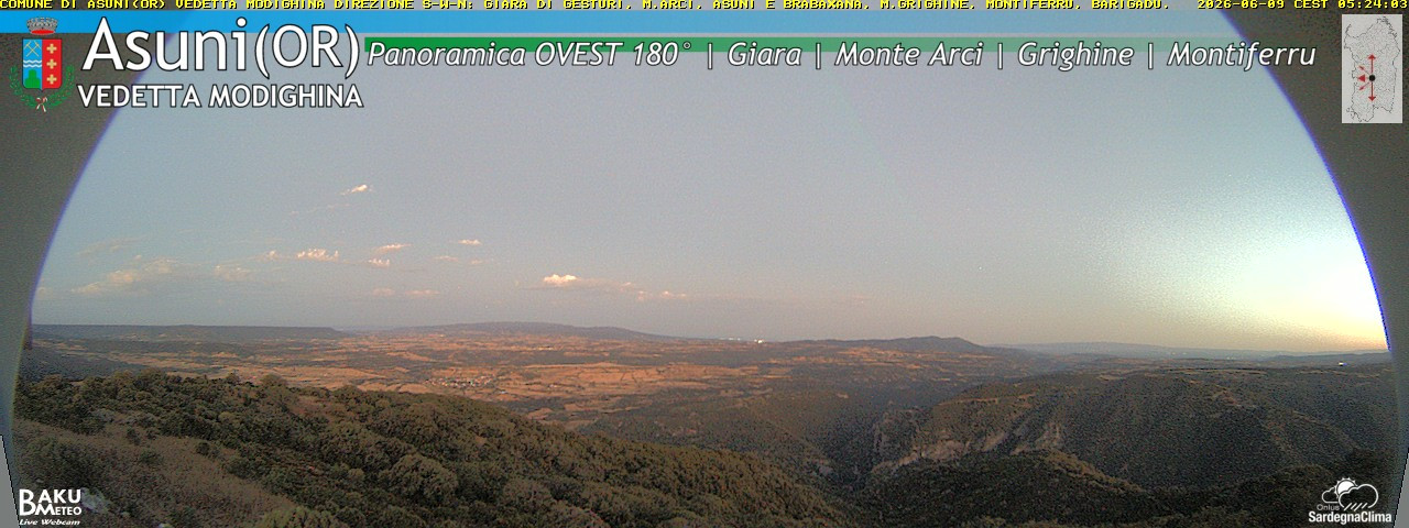 time-lapse frame, Asuni Ovest webcam
