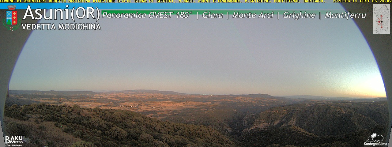 time-lapse frame, Asuni Ovest webcam