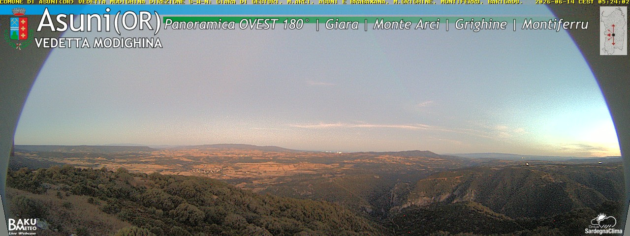 time-lapse frame, Asuni Ovest webcam
