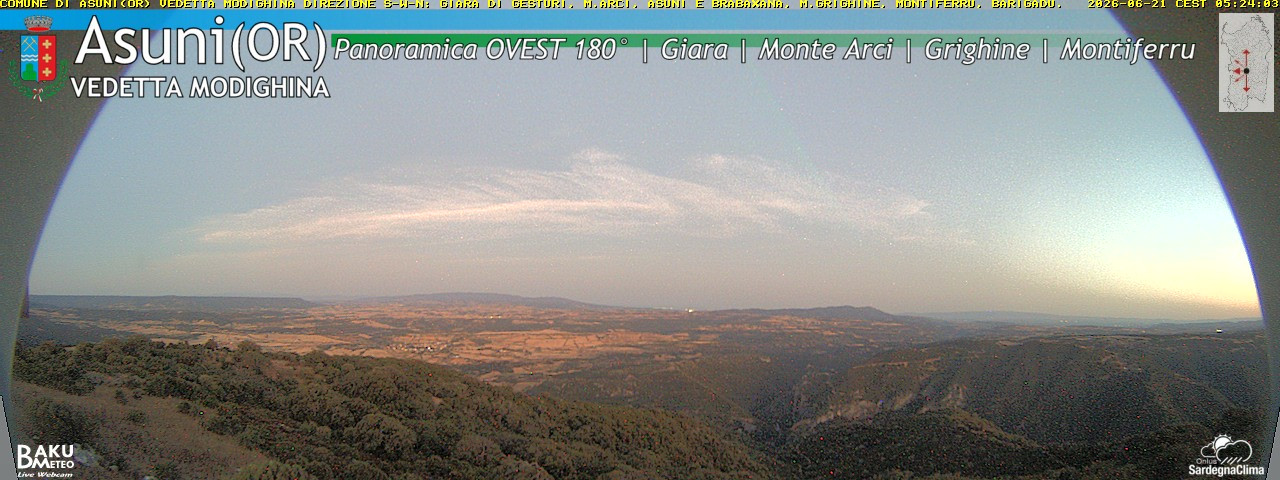 time-lapse frame, Asuni Ovest webcam