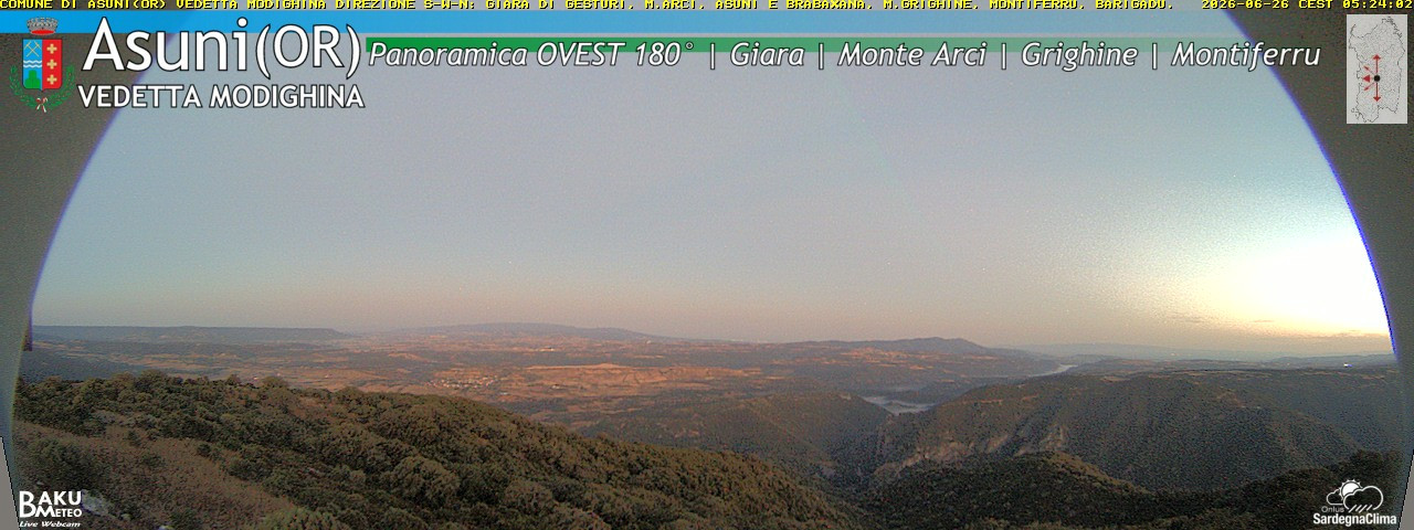 time-lapse frame, Asuni Ovest webcam