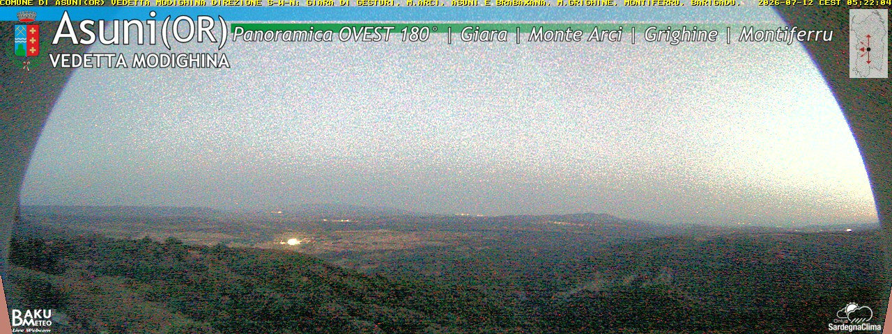 time-lapse frame, Asuni Ovest webcam
