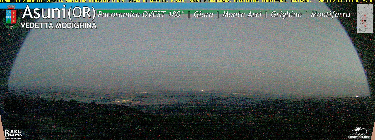 time-lapse frame, Asuni Ovest webcam