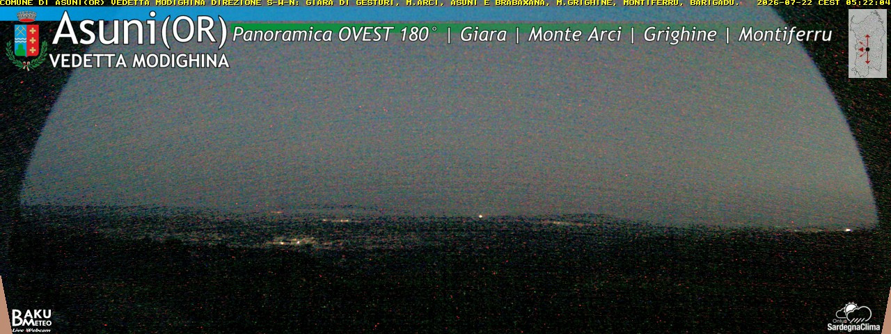 time-lapse frame, Asuni Ovest webcam