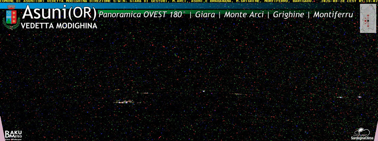 time-lapse frame, Asuni Ovest webcam