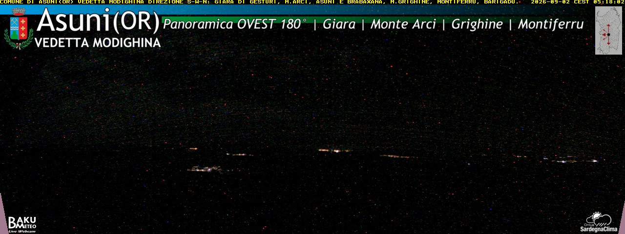 time-lapse frame, Asuni Ovest webcam