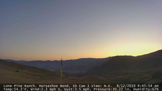 time-lapse frame, Horseshoe Bend, Idaho CAM1 webcam
