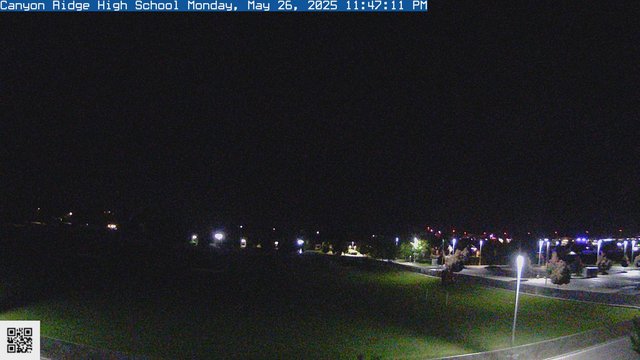 time-lapse frame, Canyon Ridge High School webcam