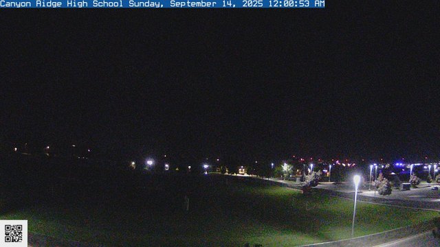 time-lapse frame, Canyon Ridge High School webcam