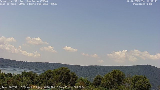 time-lapse frame, Caprarola San Rocco webcam