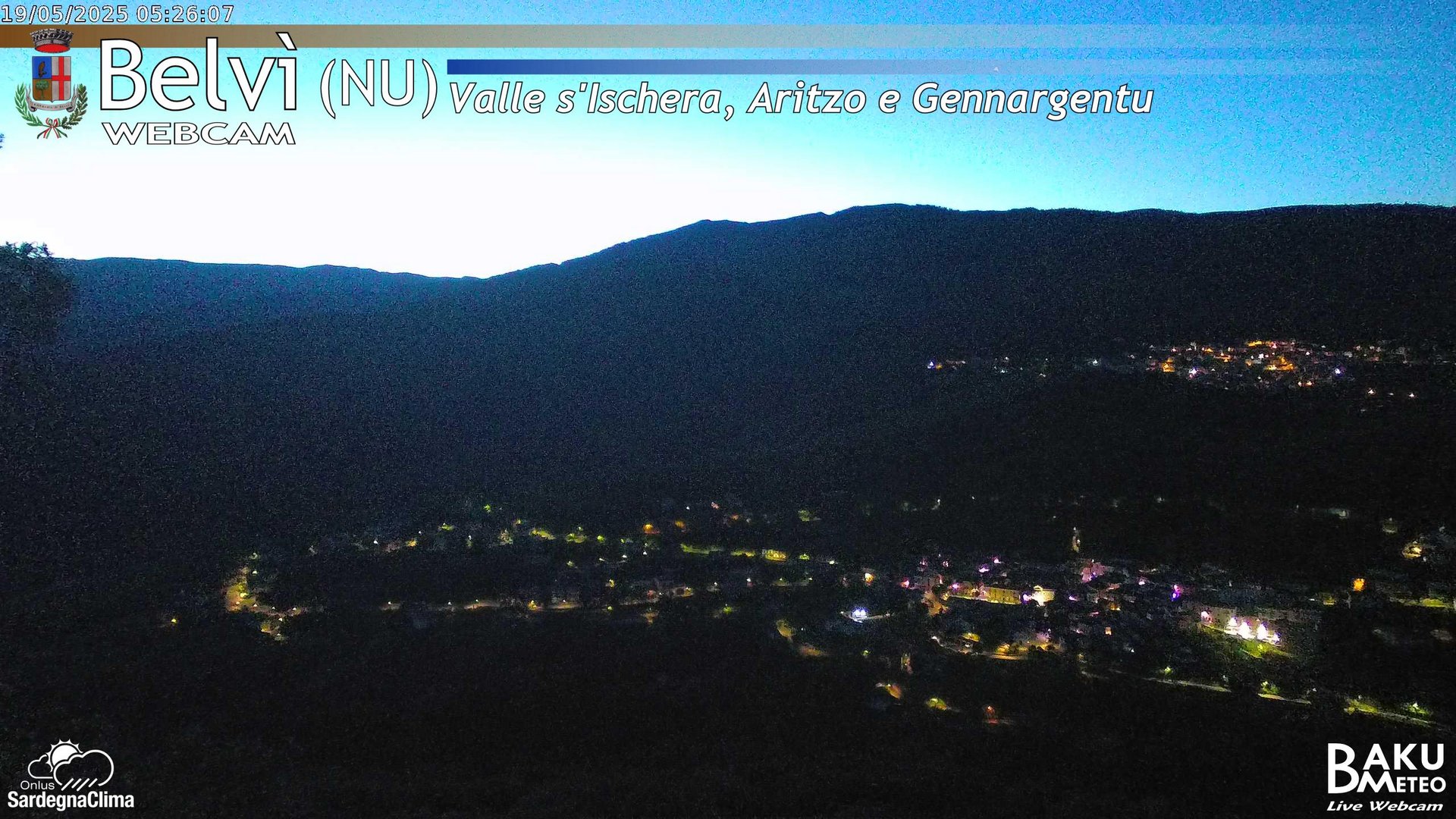 time-lapse frame, Belvì webcam