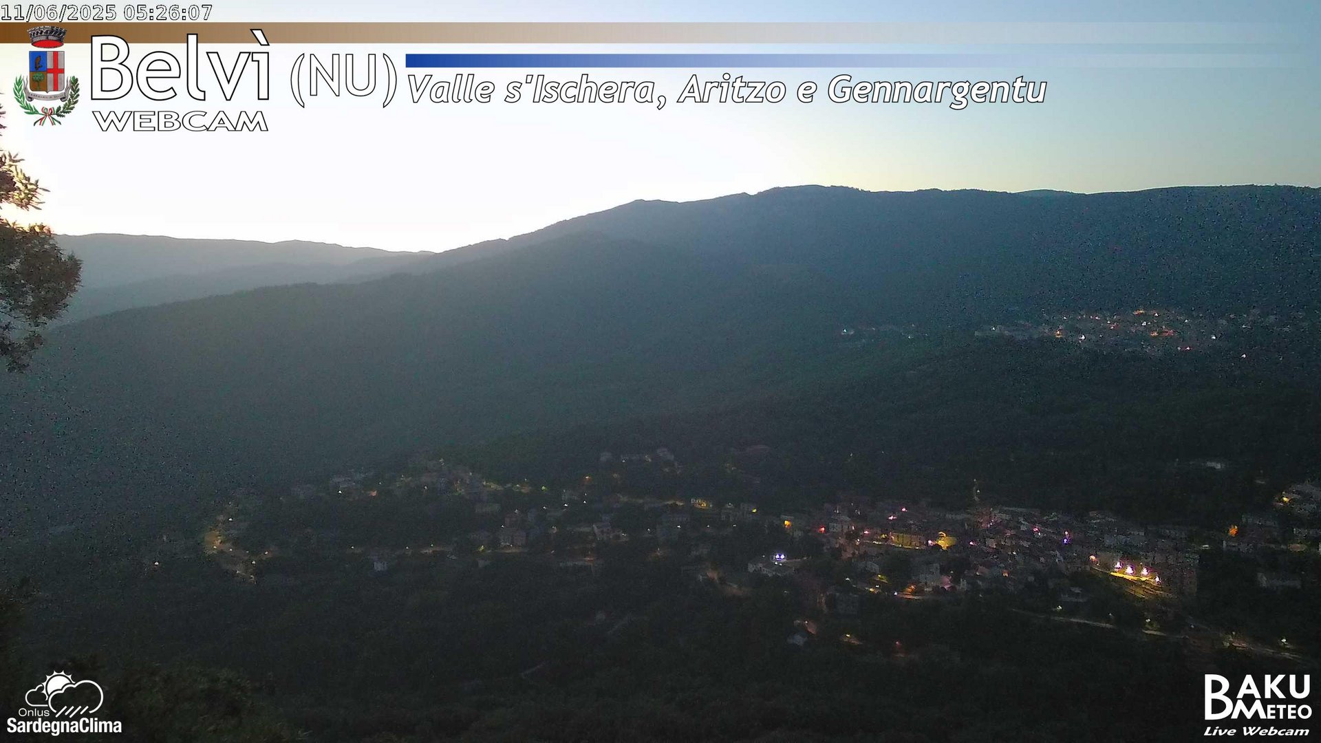 time-lapse frame, Belvì webcam