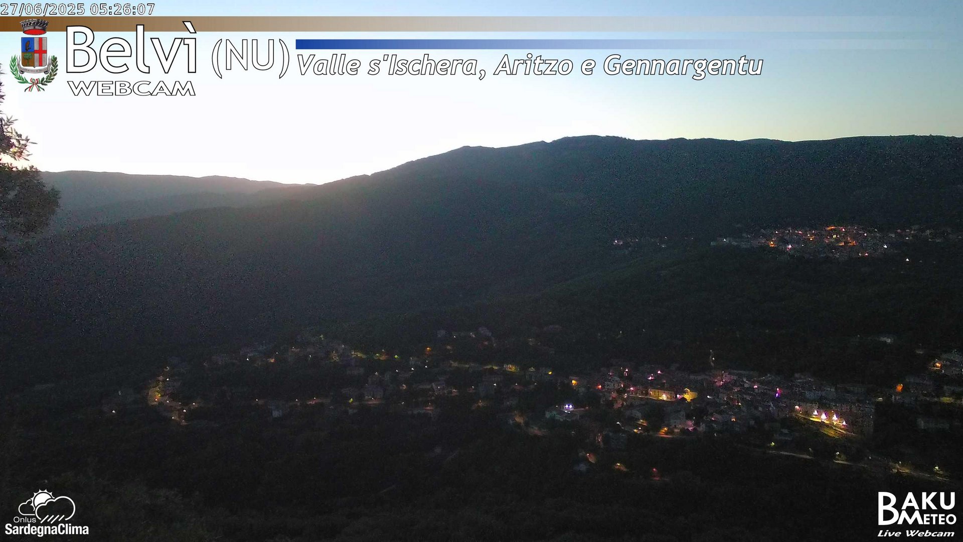 time-lapse frame, Belvì webcam