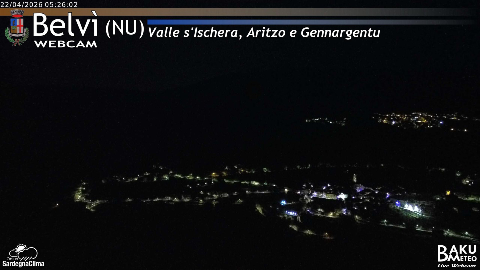 time-lapse frame, Belvì webcam